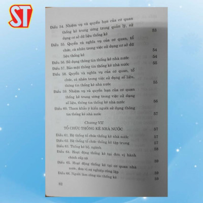 Sách - Luật Thống Kê (Hiện Hành - Sửa Đổi, Bổ Sung Năm 2021) - NXB Chính Trị Quốc Gia