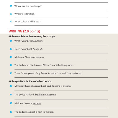 Bài tập bổ trợ Tiếng Anh 6 Right On!