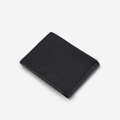 Ví nam da thật cầm tay chữ nhật hoạ tiết vân nổi IDIGO MW1-303-00