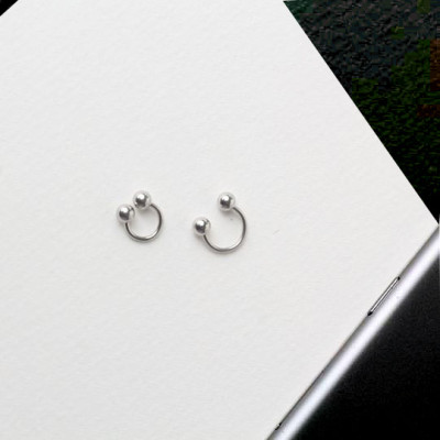 Hoa Tai Bạc Hiểu Minh HT289 Bi Cong