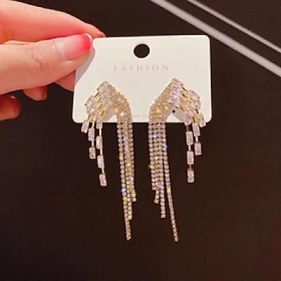 Earrings đeo tai gắn đá thời trang ulzzang Korea