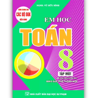 Sách - Combo Em học toán 8 - tập 1 + 2 (biên soạn theo chương trình GDPT mới) (HA)