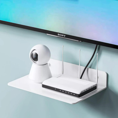 Kệ treo kim loại Dola Home để máy chiếu, camera, bộ phát WiFi, loa, bàn phím không cần khoan đục có lỗ đi dây điện.