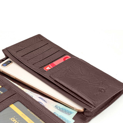 Ví dài KURO - Da bò vân sần | Anh Tho leather