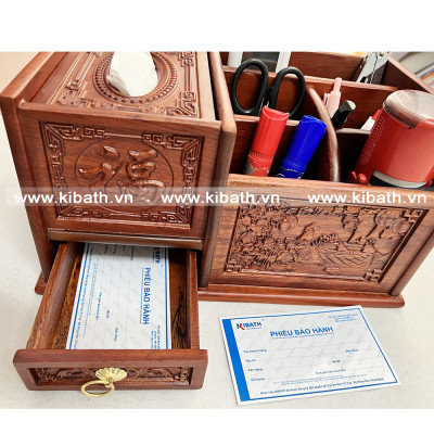 Kệ Gỗ Hương Đa Năng Cho Văn Phòng KB-NT006