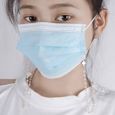 Dây kính chuỗi đeo gọng kính đeo khẩu trang cỏ bốn lá và ngọc trai