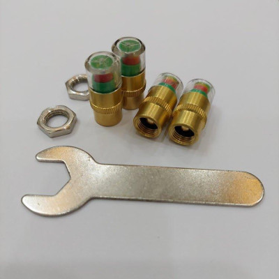 Bộ 4 van xe cảnh báo áp suất lốp xe ô tô xe máy lõi đồng cao cấp