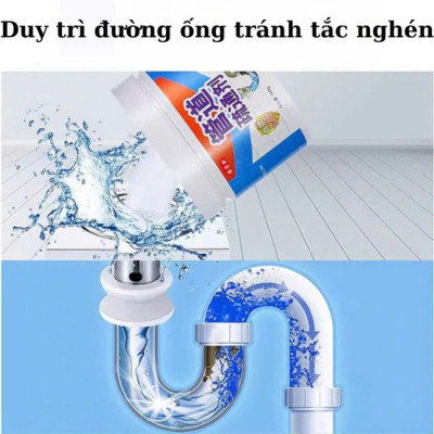 Bột Thông Cống Cực Mạnh, Lọ Thông Cống Đa Năng 260gram