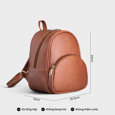 Balo Lata ( Thời trang nữ tiện lợi cỡ trung - Balo da BAL62 )