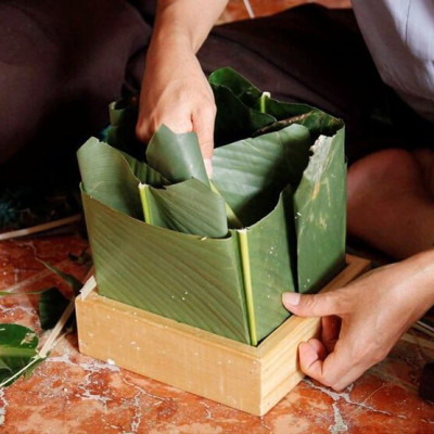 Khuôn Bánh Chưng Thông Minh Bằng Gỗ Lọai 2 Khuôn Thành Cao 6cm Tạo Bánh Hình Vuông Có Kích Thước 14x14Cm, Khuôn Làm Bánh Chưng Trong Dịp Tết Nguyên Đán