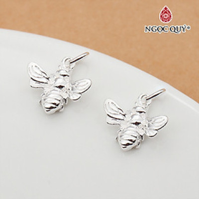 Charm bạc treo hình con ong - Ngọc Quý Gemstones