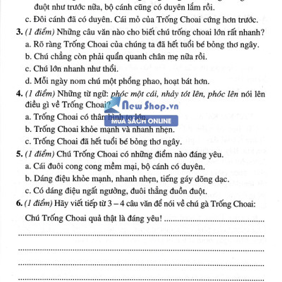Đề Kiểm Tra Môn Tiếng Việt Lớp 2 (Bám Sát SGK Chân Trời Sáng Tạo) - HA