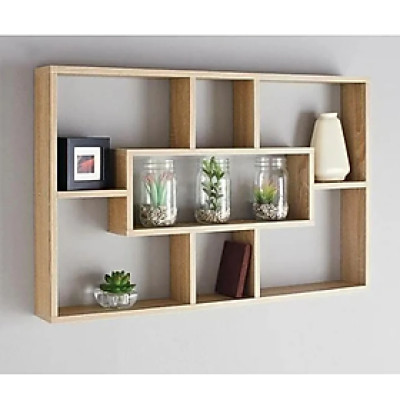 Kệ Gỗ Treo Tường Để Đồ Trang Trí Tundo CTKT525 KT 78 x 49 x 9cm