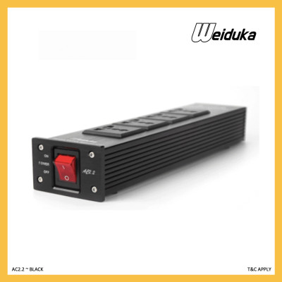 Quà Tặng Kèm - Bộ lọc nguồn điện sạch cao cấp AUDIO WEI.DUK.A AC2.2 - Ổ cắm lọc nguồn điện cho dàn âm thanh Wei.duka AC 2.2. Hifi Weid.uka AC2.2 Audio Noise AC Power Conditioner Power Filter Power Purifier Surge Protection - Hàng Chính Hãng