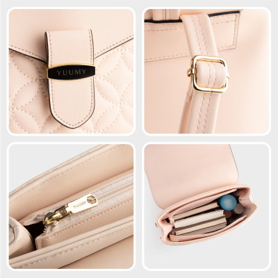 Balo Yuumy ( Thời trang nữ đi chơi cỡ trung - Balo da Seasand YBA80 )