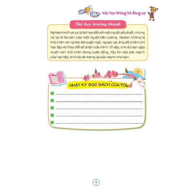 Sách - Nhật Ký Trưởng Thành Cúa Đứa Trẻ Ngoan - Việc Học Không Hề Đáng Sợ - Minh Thắng
