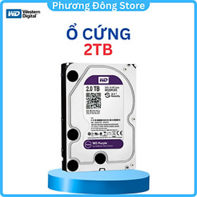 Ổ cứng camera HDD WD Purple 2TB - Hàng Chính Hãng