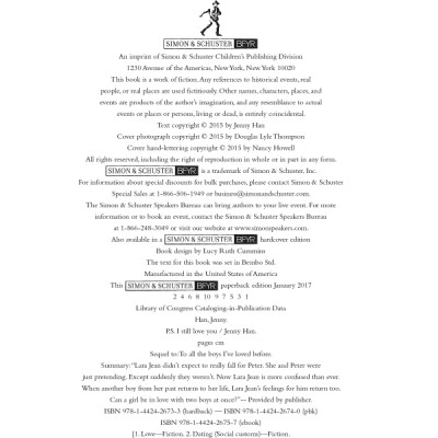 P.S. I Still Love You (To All The Boys I