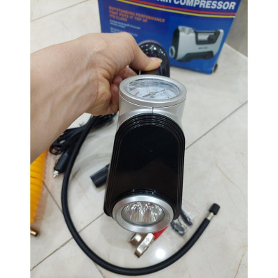 Bơm ô tô 12V đa năng cao cấp 2 xilanh