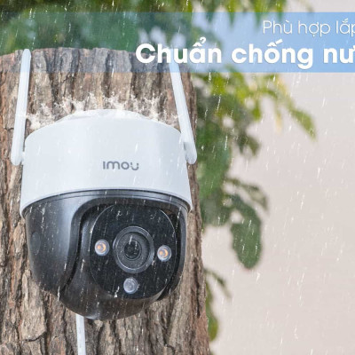 Camera WIFI ngoài trời IMOU S21FP, S41FP có màu ban đêm, xoay 360 độ - Hàng chính hãng