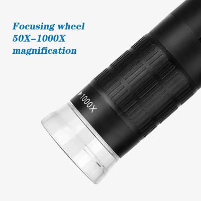 Kính Hiển Vi Kỹ Thuật Số Zoom 1000X Kỹ Thuật Số 1080P WIFI Đèn LED Kết Nối Điện Thoại Không Dây F210 - Hàng Nhập Khẩu