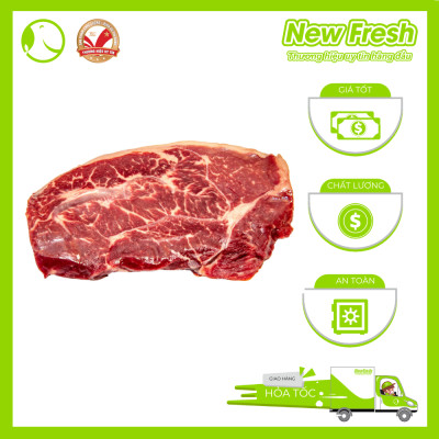 [GIAO NHANH HCM] Lõi Vai Bò Úc Cắt Lát Nướng Steak - Khay 500Gr