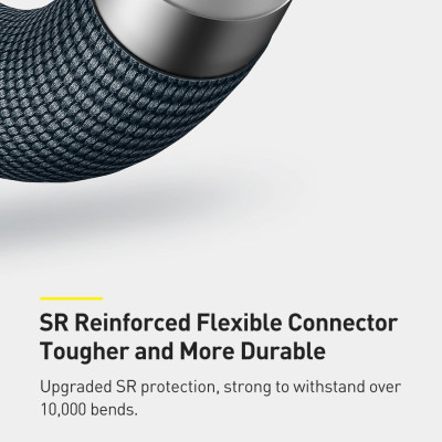 Cáp sạc nhanh và truyền dữ liệu Ba-se-us PD 20W, Ba-se-us Crystal Shine Series Fast Charging Data Cable C to iP 20W - Hàng chính hãng