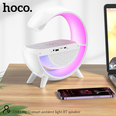 Loa bluetooth chữ G tích hợp đèn ngủ cùng sạc không dây tiện lợi và thông minh nghe nhạc âm thanh sống động - Hàng chính hãng