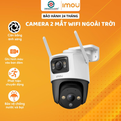 Camera Wifi 2 Mắt Kép Ngoài Trời IMOU S7XP / S7XEP / S7XFP xoay 360 độ, Cruiser Dual Đàm Thoại 2 Chiều - TRANGIATELECOM Hàng chính hãƞg Hàng nhập khẩu