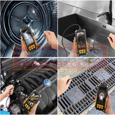 Camera Nội Soi Công Nghiệp 1080P Full HD 4.5 inch LCD Cho Ống Dẫn Dây Cứng P50 - Hàng Nhập Khẩu