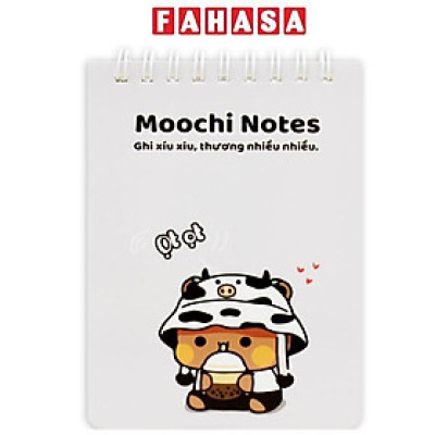 Sổ Lò Xo Moochi Notes B7 - Kẻ Ngang - 120 Trang 80gsm - The Sun 06