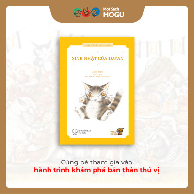 Truyện Ehon bé 3-4-5 tuổi - Mèo Dayan - Sinh nhật của Dayan