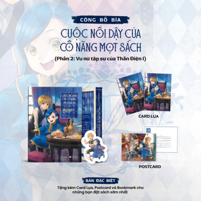 Sách - Cuộc Nổi Dậy Của Cô Nàng Mọt Sách - Tôi Sẽ Làm Mọi Cách Để Trở Thành Thủ Thư - Phần 2.1 - Vu Nữ Tập Sự Của Thần Điện I - Bản Đặc Biệt - Tặng Kèm Bookmark + Postcard + Card Lụa