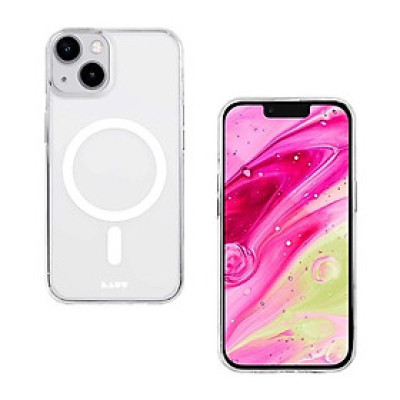 Ốp Lưng LAUT Crystal M lưng trong mờ không bám vân tay viền TPU dành cho iPhone 14 Series / 15 Plus - Hàng chính hãng