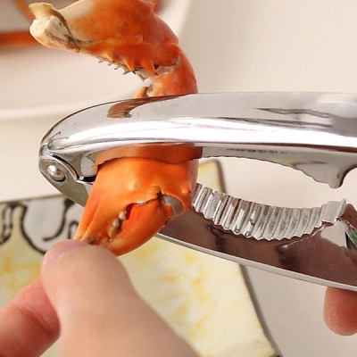  Kẹp  tách hải sản cua ghẹ , tách vỏ các loại hạt bằng inox không gỉ , phụ kiện nhà bếp đa năng 