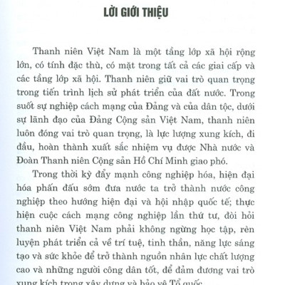 Xây Dựng Và Thực Hiện Chính Sách Phát Triển Thanh Niên Việt Nam Trong Cuộc Cách Mạng Công Nghiệp Lần Thứ Tư