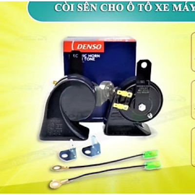 BỘ 2 CÁI CÒI ỐC SEN CÒI SÊN KÊU CỰC TO LẮP XE MÁY ÔTÔ 