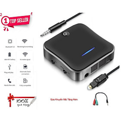 Hàng Chính Hãng - Bộ Thu Phát BT-B19-JA Bluetooth 5.0 Phạm Vi Kết Nối 10m Đa Dạng Kết Nối Toslink SPDIF 3.5mm Pin 600mAh 22-26 Giờ Âm Thanh Hi-Fi Hỗ Trợ Đa Định Dạng SBC Mp3 aptX HD aptX LL aptX Nhỏ Gọn Tiện Lợi Dễ Sử Dụng - ROGTZ