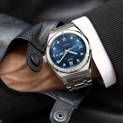 Đồng Hồ Nam I&W Carnival 751G1 Chính Hãng Full Box Chống Nước Kính Chống Xước Dây Thép Cao Cấp BH 60T (Máy Cơ Tự Động)