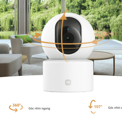 Camera IP Xiaomi Smart Camera C300 360 độ - 2K Hàng Chính Hãng