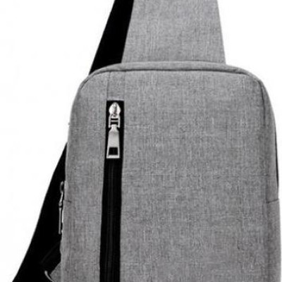 Combo Túi Du Lịch HARAS HRTK201 (26 x 46 cm) - Xám + Túi Đeo Chéo HARAS HRTK147 (16 x 24 cm) - Xám