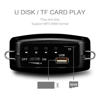 Máy Trợ Giảng Kèm Micro Có Dây Shidu SD-S511 - Hàng Chính Hãng