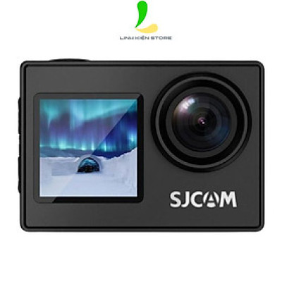 Camera hành trình Sjcam SJ4000 Dual Screen 4K - Máy quay hành động 2 màn hình quay liên tục lên đến 70 phút - Hàng nhập khẩu