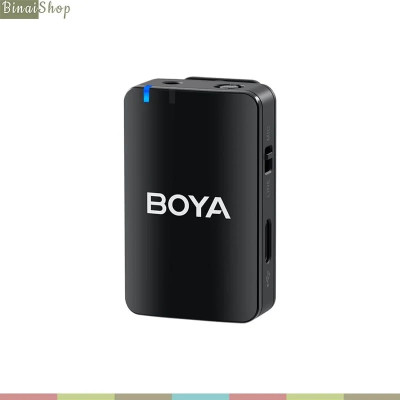 BOYAMIC - Micro Cài Áo Không Dây 2,4 GHz Có Chức Năng Ghi Âm Tích Hợp, Bộ Nhớ 8GB Dành Cho Điện Thoại, Máy Ảnh, Máy Tính - Hàng chính hãng