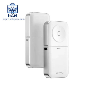 Sạc dự phòng hàng chính hãng WiWU Elf 2-in-1 2000mAh Wi-M21: Tối ưu cho đồng hồ thông minh, tai nghe, thiết bị nhỏ