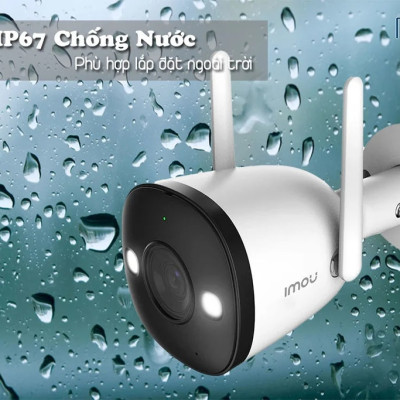 CAMERA WIFI IMOU NGOÀI TRỜI F42FP 4MP 2K TÍCH HỢP MIC - CÓ MÀU BAN ĐÊM - HÀNG CHÍNH HÃNG