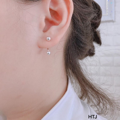 Hoa Tai Bạc Hiểu Minh HT289 Bi Cong