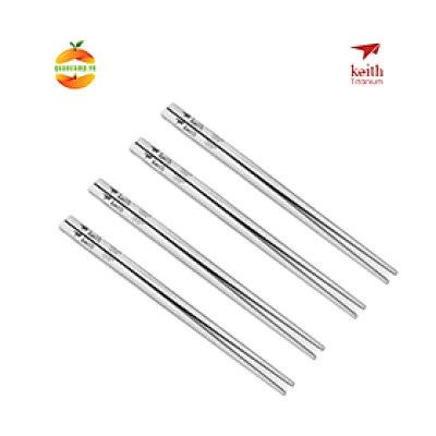Bộ đũa vuông Titanium Keith Ti5624 (bộ 4 đôi)
