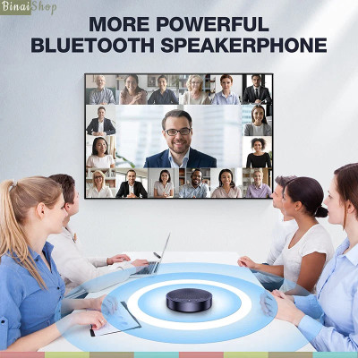 Emeet M3 - Loa Kèm Micro Họp Trực Tuyến, Chống Ồn  VoiceIA 4.2, Bluetooth 5.0, Âm Thanh Full Duplex Cho Nhóm 12 Người- Hàng chính hãng
