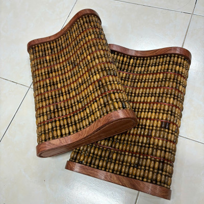 Gối Hạt Gỗ Bách Xanh Cao Cấp ,  Gối Công Thái Học - Kích Thước 43cmx24cmx8/4cm ( video , hình thật )